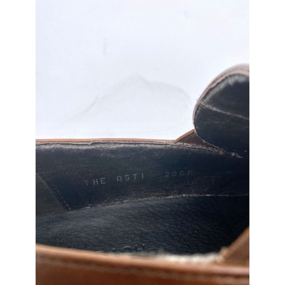 Bachrach Asti 200 Men’s Handmade Woven Leather Loafer Brown Size 8 - Picture 13 of 15